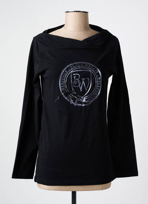 Tricou negru BLACK WELLIS femeie