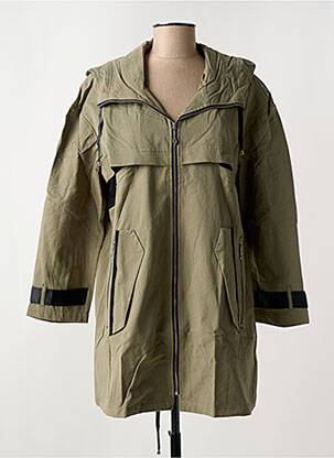 Jachete casual guler tip costum verde ARELINE femeie