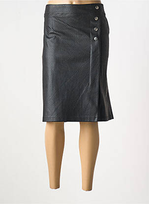 Fustă midi negru GRIFFON femeie