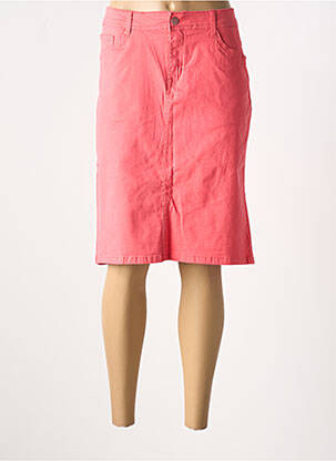 Fustă midi roz BIG SPADE femeie