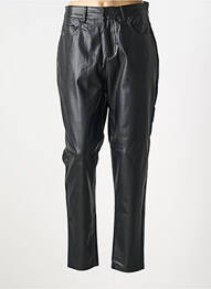 Pantalon slim buzunare negru POMME ROUGE femme