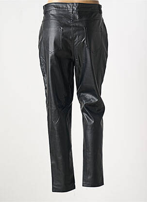 Pantalon slim buzunare negru POMME ROUGE femeie