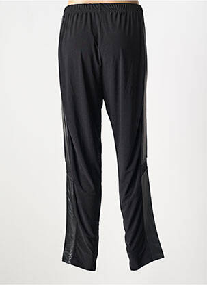 Pantalon drept talie elastică negru 2W PARIS femeie
