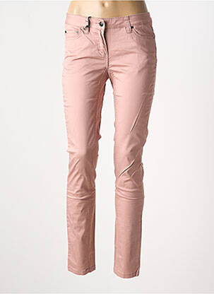 Pantalon slim buzunare roz LPB femeie