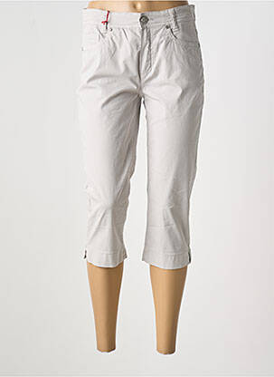 Pantalon trei sferturi buzunare gri ANNA MONTANA femeie