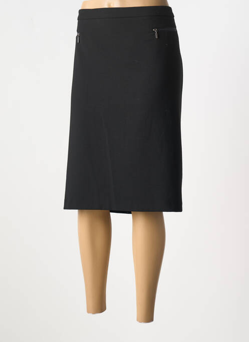 Fustă midi croială dreaptă negru GRIFFON femme