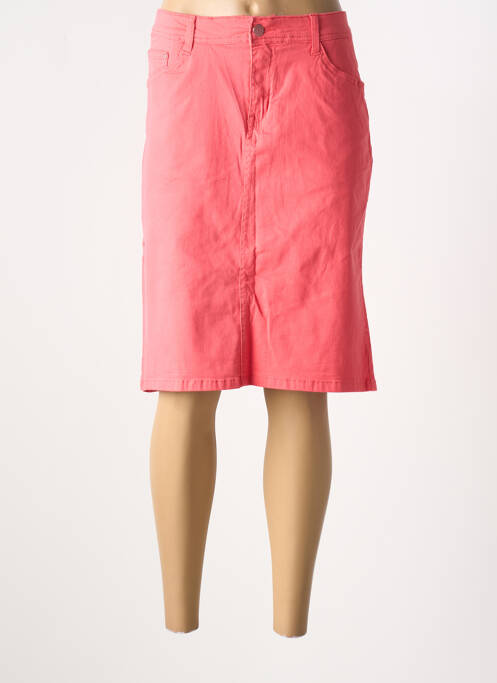 Fustă midi roz BIG SPADE femeie