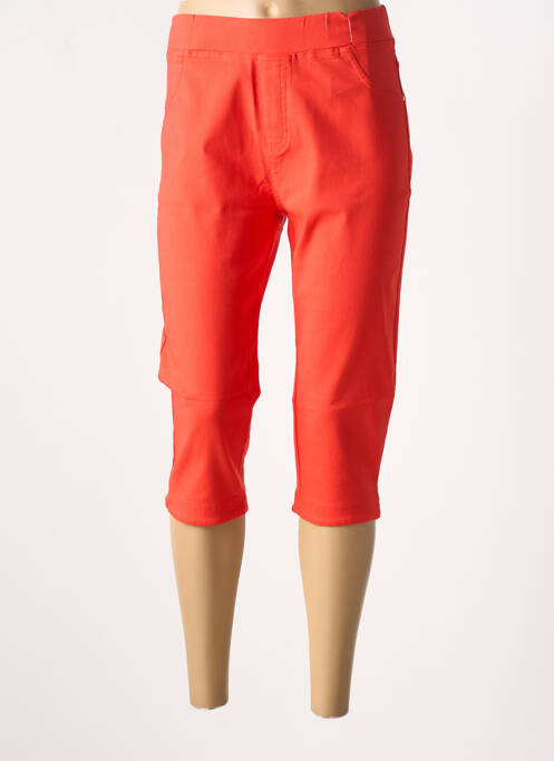 Pantalon trei sferturi roșu CHRISTY femeie