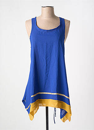 Tunică fără mâneci albastru JULIE femeie