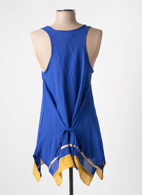 Tunică fără mâneci albastru JULIE femeie