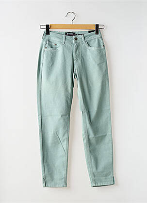 Blugi cu croială slim verde JENSEN femeie