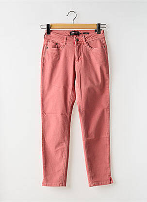 Blugi cu croială slim roz JENSEN femeie