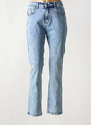 Blugi cu croială slim elasticitate mărime normală albastru BS JEANS femeie