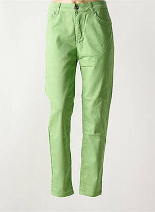 Blugi cu croială slim verde BS JEANS femeie