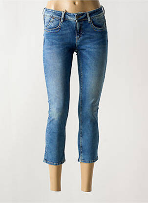 Blugi cu croială slim albastru SCHOOL RAG femeie