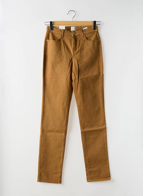 Blugi cu croială slim maro KANOPE femeie