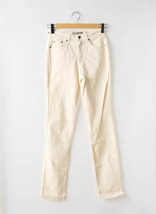 Pantalon slim bej KANOPE femeie