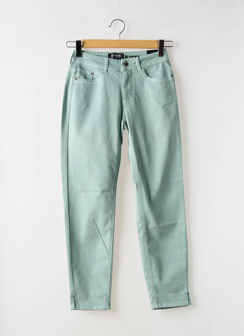 Blugi cu croială slim verde JENSEN femeie