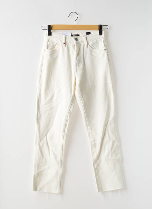 Blugi croială Mom alb F.A.M. femeie