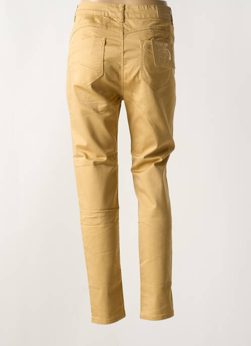 Blugi cu croială slim maro BS JEANS femeie