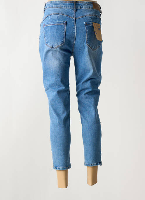 Blugi cu croială slim albastru BS JEANS femeie