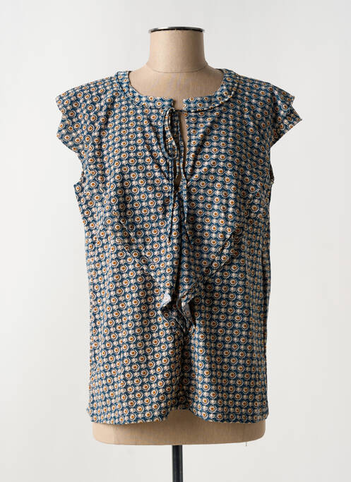 Top albastru ARELINE femeie