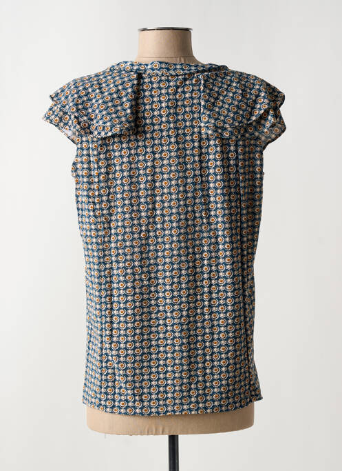 Top albastru ARELINE femeie