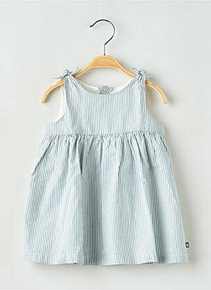 Rochie scurtă fără mâneci fără mâneci albastru PETIT BATEAU fată