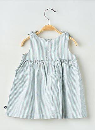Rochie scurtă fără mâneci fără mâneci albastru PETIT BATEAU fată