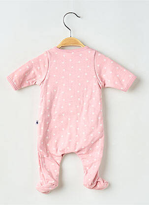 Pijama închidere presată roz PETIT BATEAU fată