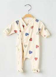 Pijama mâneci lungi bej PETIT BATEAU enfant