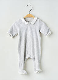 Pijama mâneci lungi gri PETIT BATEAU enfant