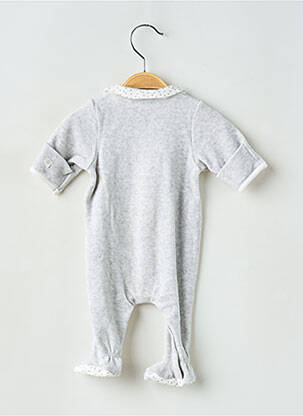 Pijama mâneci lungi gri PETIT BATEAU copil