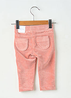 Pantalon slim elasticitate talie elastică roz MAYORAL fată