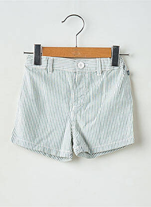 Șort țesătură poplin mărime reglabilă verde PETIT BATEAU băiat