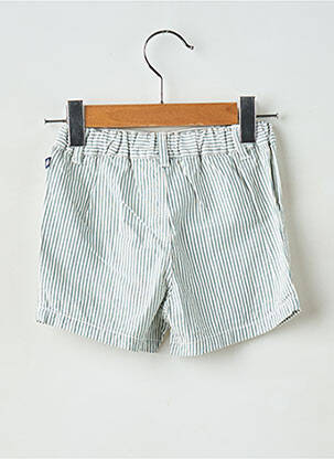 Șort țesătură poplin mărime reglabilă verde PETIT BATEAU băiat