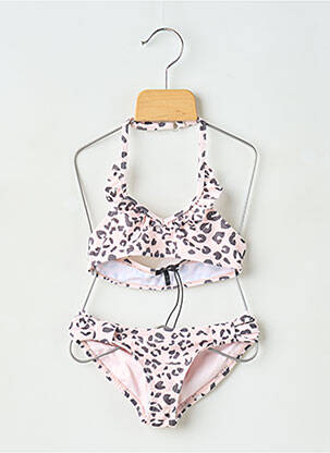 Costum de baie din două piese roz IKKS fată