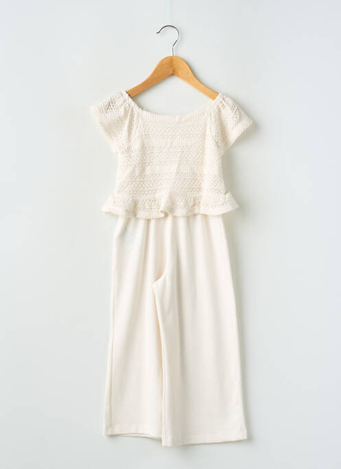 Salopetă-pantalon bej MAYORAL fată