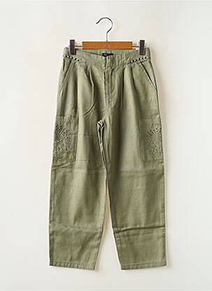 Pantalon drept verde IKKS fată