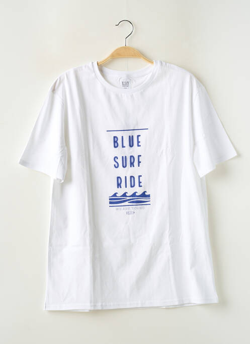 Tricou alb IKKS băiat