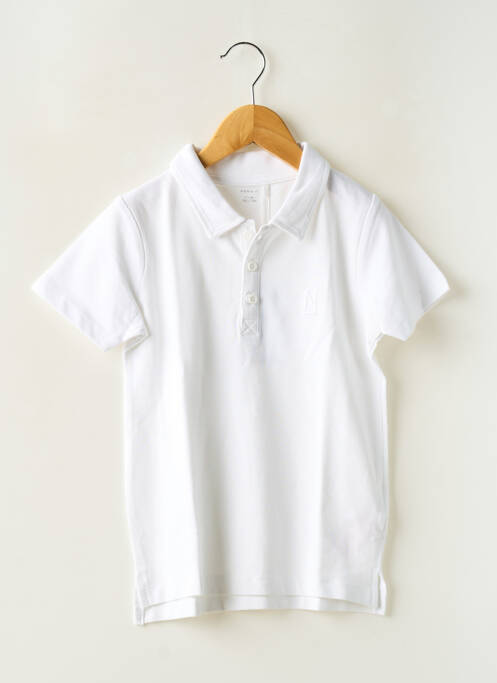 Polo alb NAME IT băiat