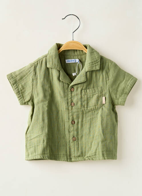 Cămașă cu mâneci scurte verde MAYORAL băiat