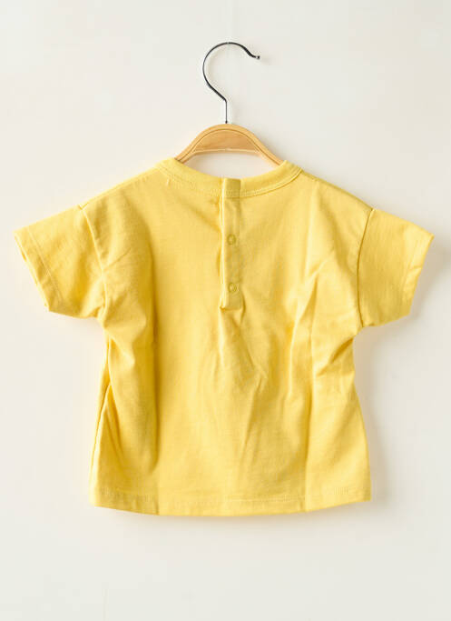 Tricou galben PETIT BATEAU băiat