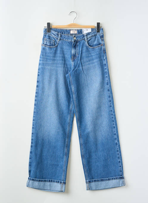 Blugi cu croială dreaptă albastru ONLY fată