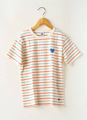 Tricou bej PETIT BATEAU fată