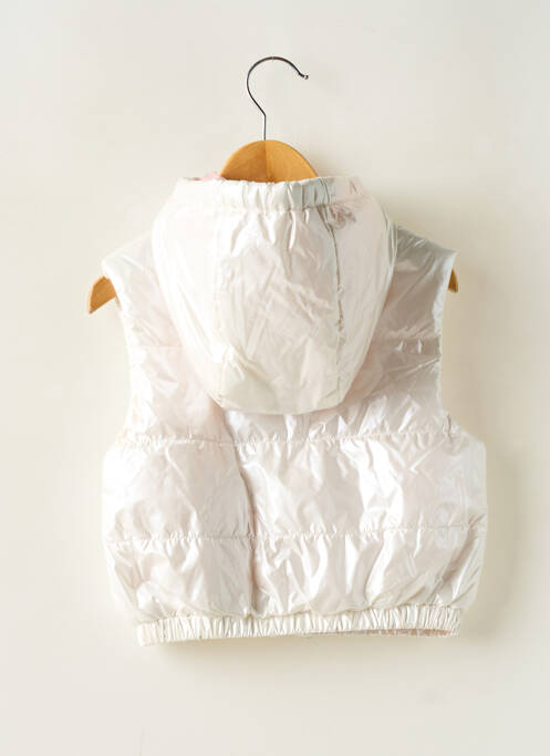 Geacă matlasată alb IKKS fată