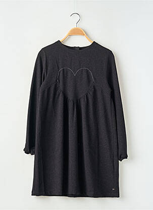 Rochie midi negru IKKS fată