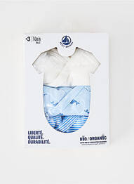Body de lenjerie imprimeu fantezie albastru PETIT BATEAU garcon