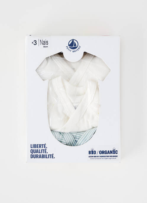 Body de lenjerie verde PETIT BATEAU băiat