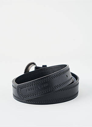 Curea efect material satinat negru WAY (WAY ARE YOU) BY IKKS femeie